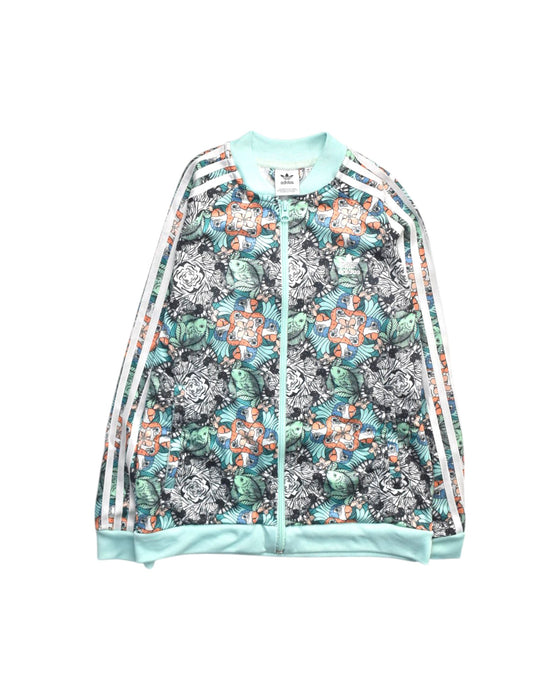 A Multicolour Lightweight Jackets from Adidas in size 11Y for boy. (Front View)