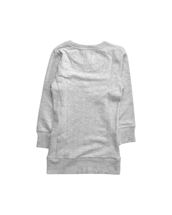 A Grey Sweater Dresses from DKNY in size 8Y for girl. (Back View)