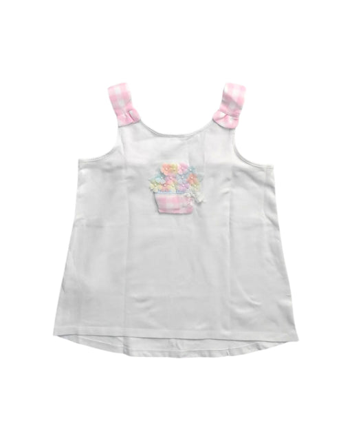 A White Sleeveless Tops from Nicholas & Bears in size 12Y for girl. (Front View)