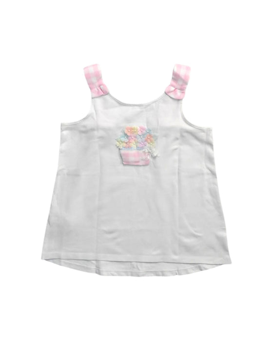 A White Sleeveless Tops from Nicholas & Bears in size 12Y for girl. (Front View)