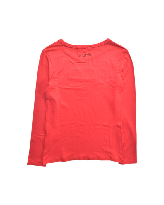 A Red Long Sleeve Tops from Junior Gaultier in size 10Y for girl. (Back View)