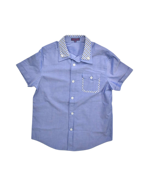 A Blue Short Sleeve Shirts from Nicholas & Bears in size 10Y for boy. (Front View)