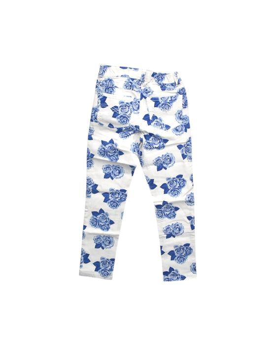 A White Jeans from Pumpkin Patch in size 7Y for girl. (Back View)