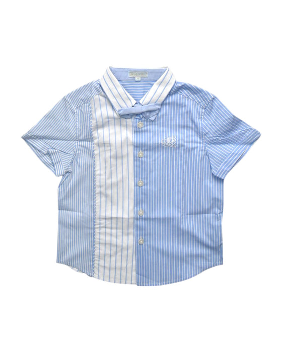 A Blue Short Sleeve Shirts from Nicholas & Bears in size 4T for boy. (Front View)