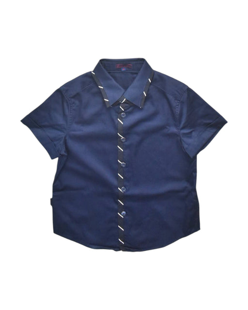 A Navy Short Sleeve Shirts from Nicholas & Bears in size 4T for boy. (Front View)