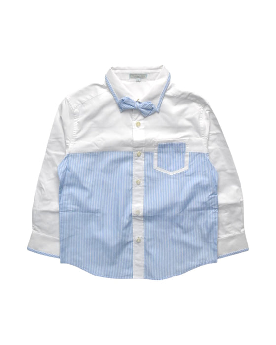 A Blue Long Sleeve Shirts from Nicholas & Bears in size 6T for boy. (Front View)