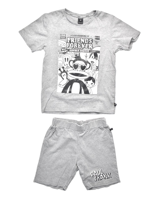 A Grey Shorts Sets from Paul Frank in size 10Y for boy. (Front View)