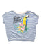 A Blue Short Sleeve Tops from Gingersnaps in size 6T for girl. (Front View)