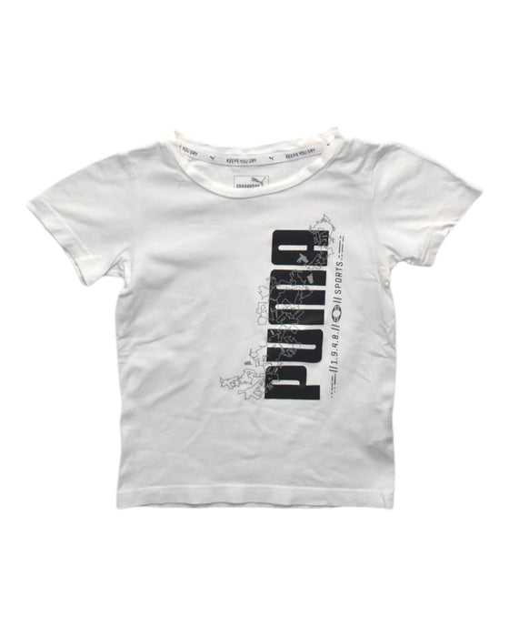 A White Short Sleeve T Shirts from Puma in size 3T for neutral. (Front View)