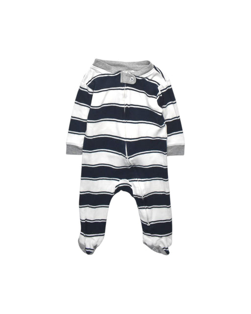 A Navy Onesies from Burt's Bees Baby in size 3-6M for boy. (Front View)