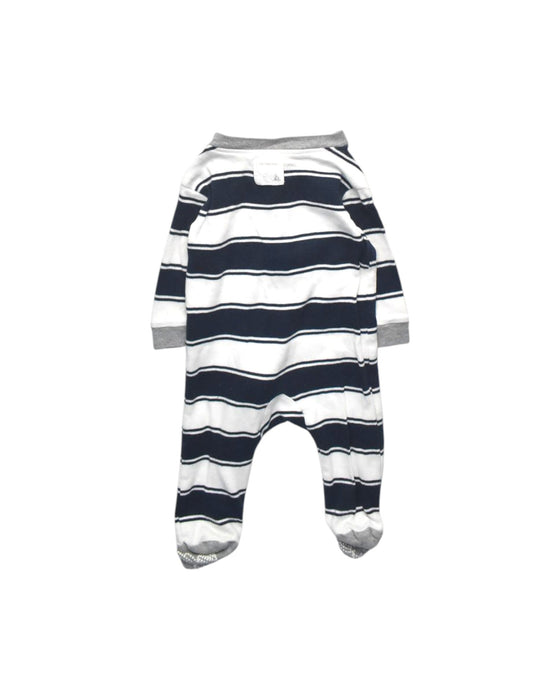 A Navy Onesies from Burt's Bees Baby in size 3-6M for boy. (Back View)
