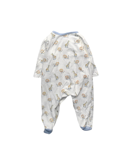 A White Onesies from Little Me in size 6-12M for boy. (Back View)