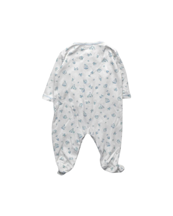 A White Onesies from Burt's Bees Baby in size 6-12M for neutral. (Back View)
