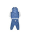 A Blue Pants Sets from First Impressions in size 6-12M for neutral. (Front View)