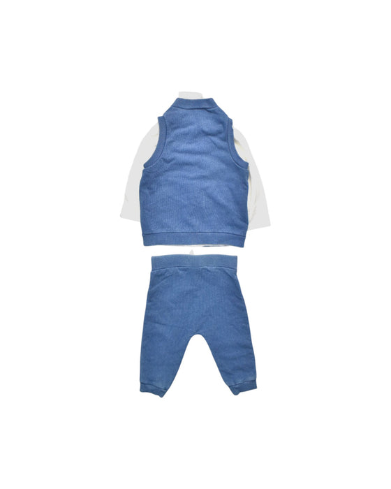 A Blue Pants Sets from First Impressions in size 6-12M for neutral. (Back View)