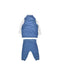A Blue Pants Sets from First Impressions in size 6-12M for neutral. (Back View)