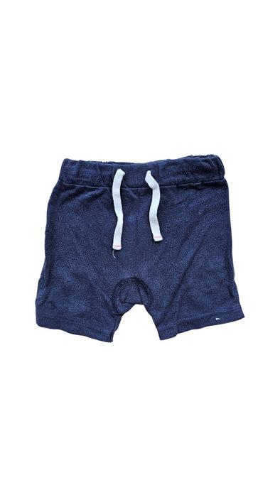 A Navy Shorts from Sprout in size 6-12M for boy. (Front View)