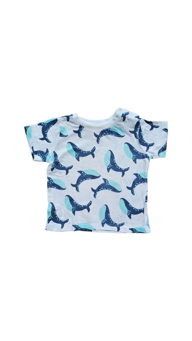 A Blue Short Sleeve T Shirts from Sprout in size 6-12M for neutral. (Back View)