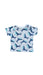 A Blue Short Sleeve T Shirts from Sprout in size 6-12M for neutral. (Back View)