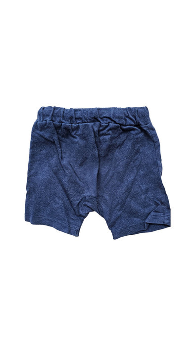 A Navy Shorts from Sprout in size 6-12M for boy. (Back View)