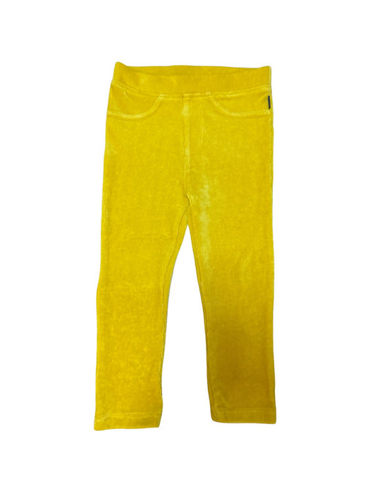 A Yellow Leggings from Jojo Maman Bébé in size 5T for neutral. (Front View)