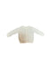 A White Cardigans from The Little White Company in size Newborn for neutral. (Front View)
