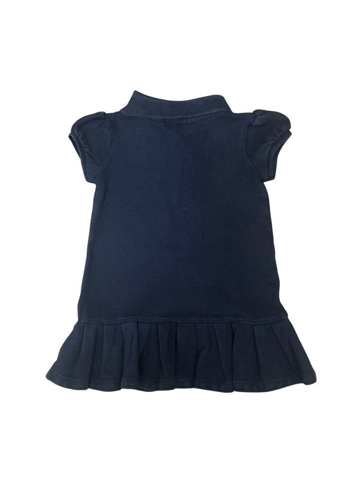 A Black Short Sleeve Dresses from Ralph Lauren in size 6-12M for girl. (Back View)
