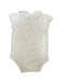 A White Short Sleeve Bodysuits from The Little White Company in size 3-6M for girl. (Back View)