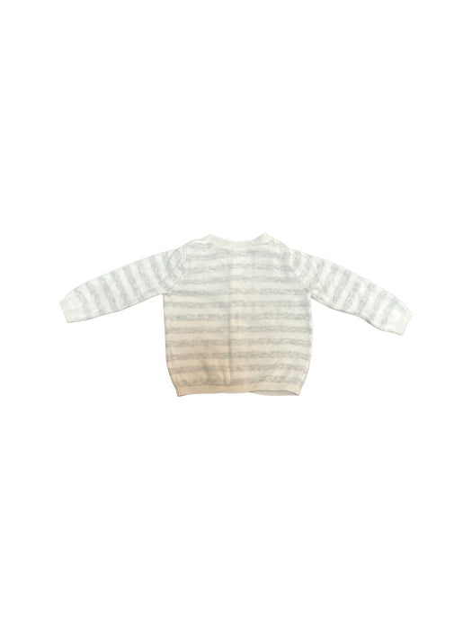 A White Cardigans from The Little White Company in size Newborn for neutral. (Back View)