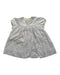 A White Short Sleeve Dresses from Dior Kids in size 6-12M for girl. (Front View)