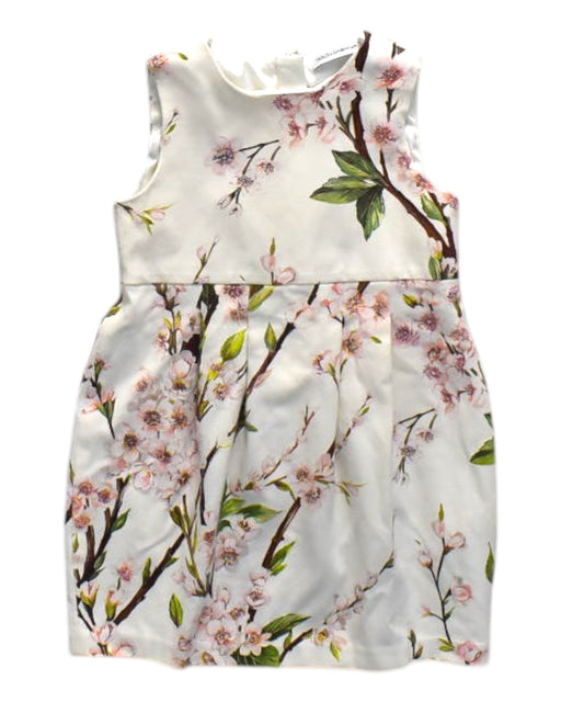A Multicolour Sleeveless Dresses from Dolce & Gabbana in size 6-12M for girl. (Front View)