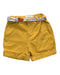 A Yellow Shorts from Gingersnaps in size 4T for boy. (Front View)