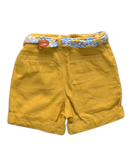 A Yellow Shorts from Gingersnaps in size 4T for boy. (Back View)