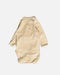 A Brown Long Sleeve Bodysuits from Petit Bateau in size Newborn for neutral. (Back View)