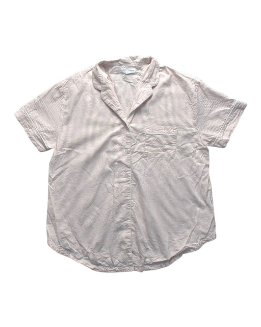 A White Pyjama Sets from Seraphine in size L for maternity. (Front View)