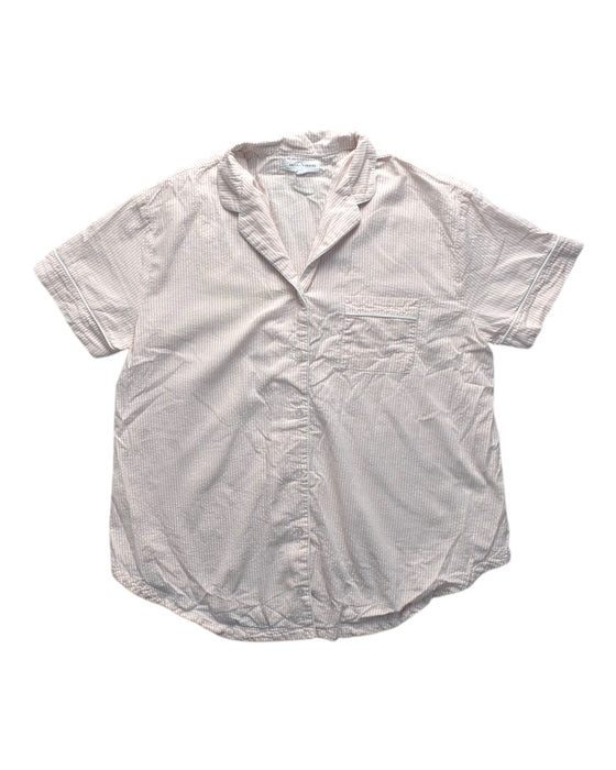 A White Pyjama Sets from Seraphine in size L for maternity. (Front View)