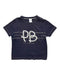 A Navy Short Sleeve T Shirts from Petit Bateau in size 4T for neutral. (Front View)