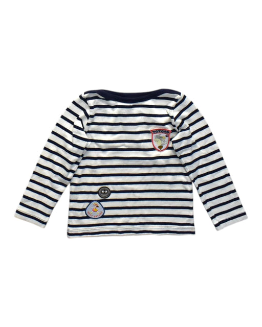 A Multicolour Long Sleeve Tops from Petit Bateau in size 4T for neutral. (Front View)