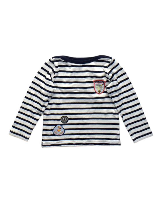 A Multicolour Long Sleeve Tops from Petit Bateau in size 4T for neutral. (Front View)