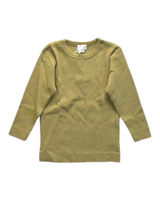 A Green Long Sleeve T Shirts from Jamie Kay in size 3T for neutral. (Front View)
