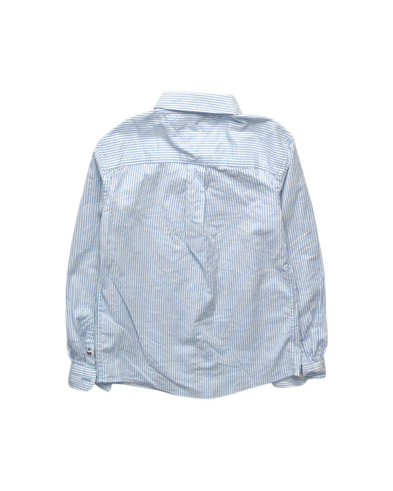 A Blue Long Sleeve Shirts from Tommy Hilfiger in size 7Y for boy. (Back View)