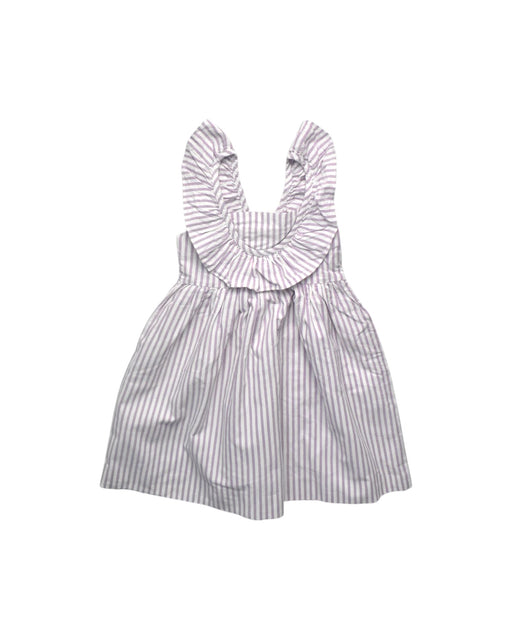 A White Sleeveless Dresses from Neck & Neck in size 4T for girl. (Front View)
