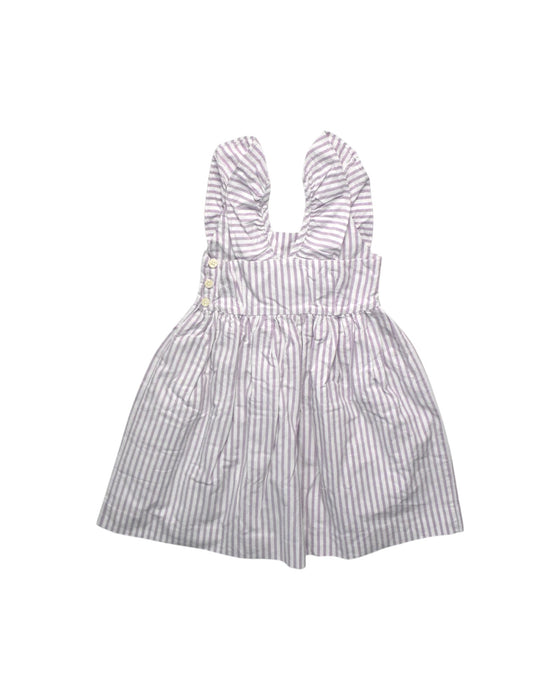 A White Sleeveless Dresses from Neck & Neck in size 4T for girl. (Back View)
