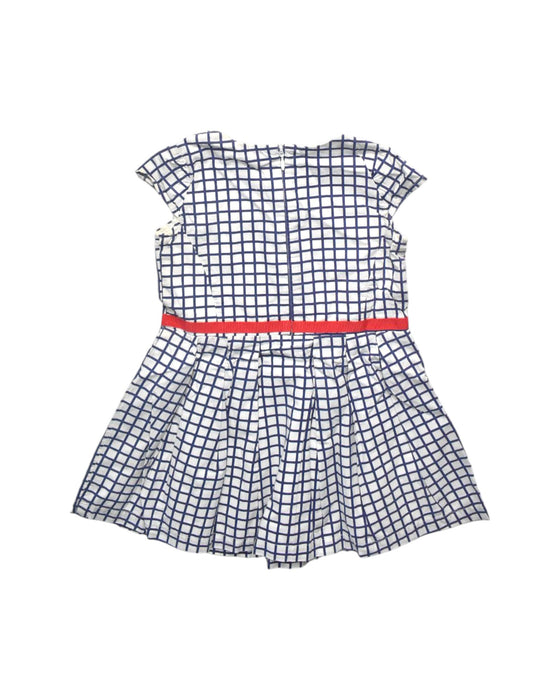 A White Short Sleeve Dresses from Jacadi in size 3T for girl. (Back View)