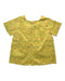 A Yellow Short Sleeve Tops from Bonton in size 3T for girl. (Back View)