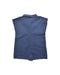 A Navy Sleeveless Rompers from Our Mini Nature in size 3T for girl. (Back View)