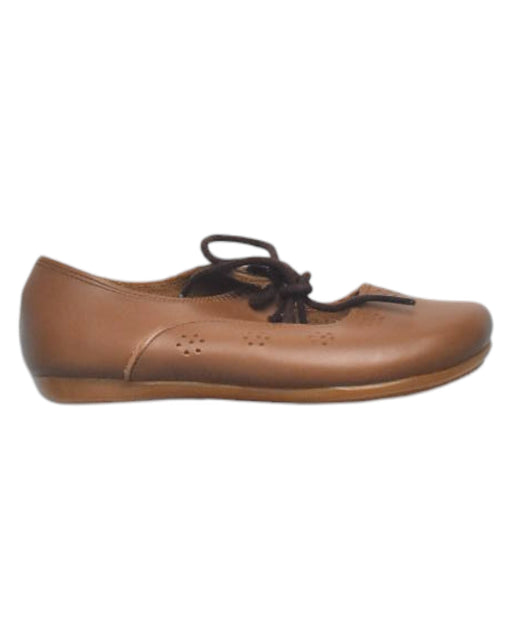 A Brown Flats from Adelisa & Co in size 3T for girl. (Front View)