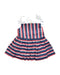 A Multicolour Sleeveless Dresses from Foque in size 2T for girl. (Front View)