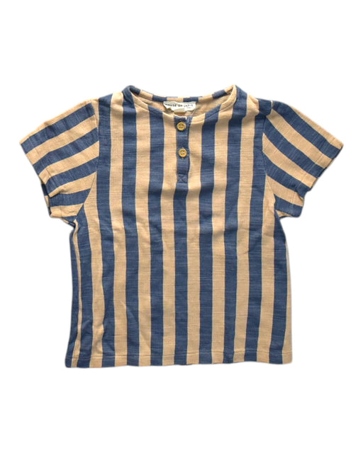 A Beige Short Sleeve Shirts from House of Jamie in size 8Y for neutral. (Front View)