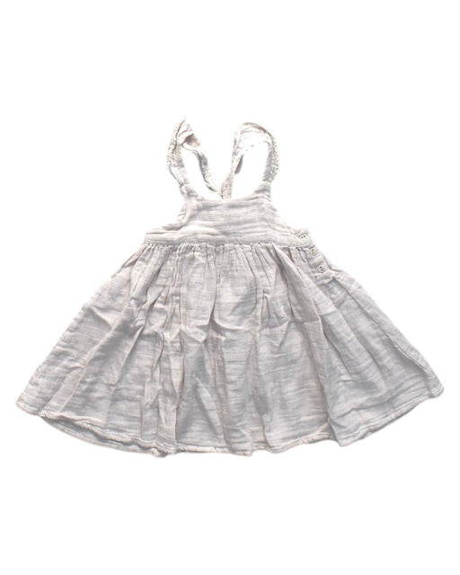 A White Sleeveless Dresses from Jamie Kay in size 3T for girl. (Front View)